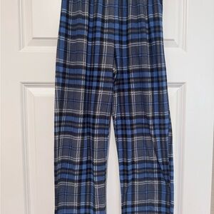 Wonder Nation Black and Blue Plaid Pants